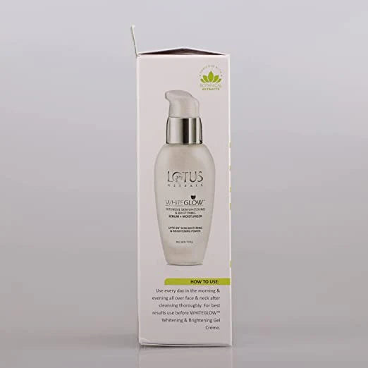 Lotus Herbals Whiteglow Intensive Skin Serum + Moisturiser