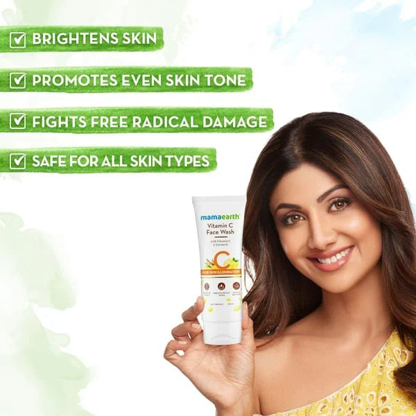 Mamaearth Vitamin C Face Wash For Skin Illumination -50 ml