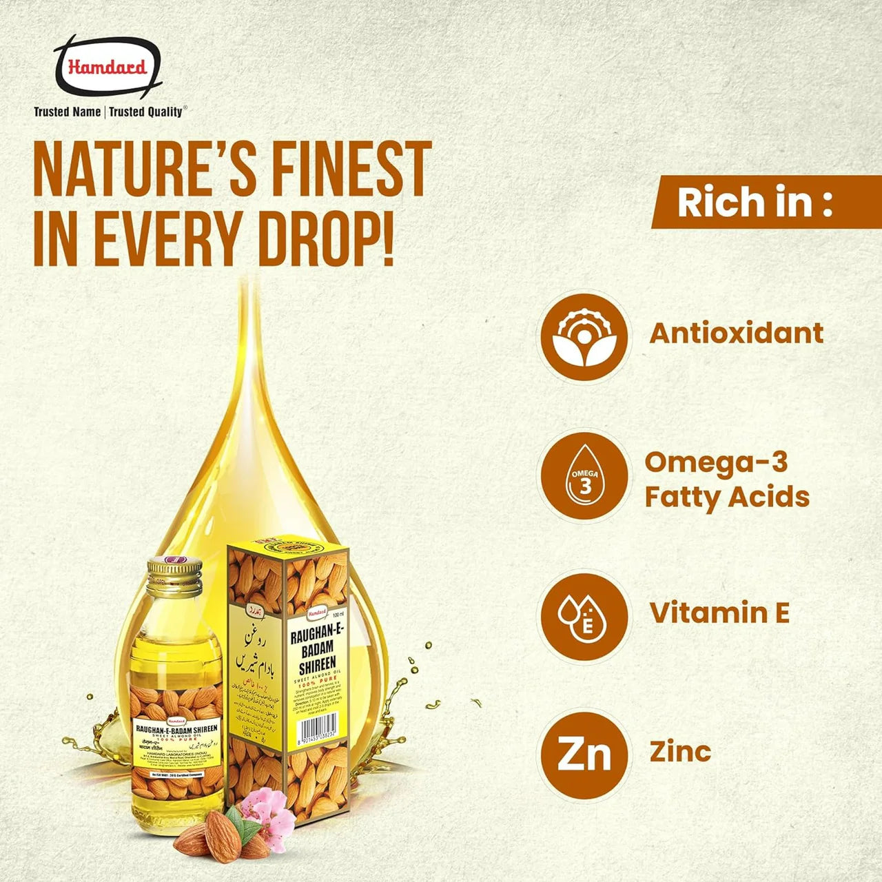 Hamdard Roghan Badam Shirin Sweet Almond Oil