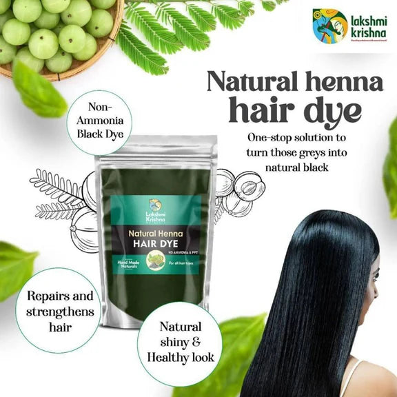 Lakshmi Krishna Naturals Colour Black Hair Dye - 50 gm