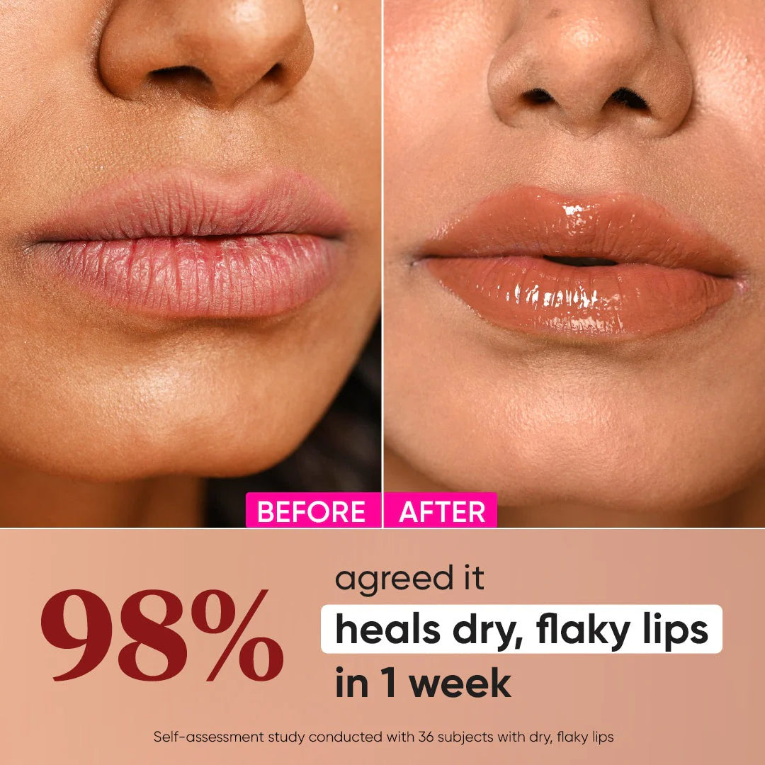 Dot & Key Barrier Repair Ceramide & Peptide SPF 50 PA+++, UVA+UVB Lip Balm - Warm Nude - 10 gm