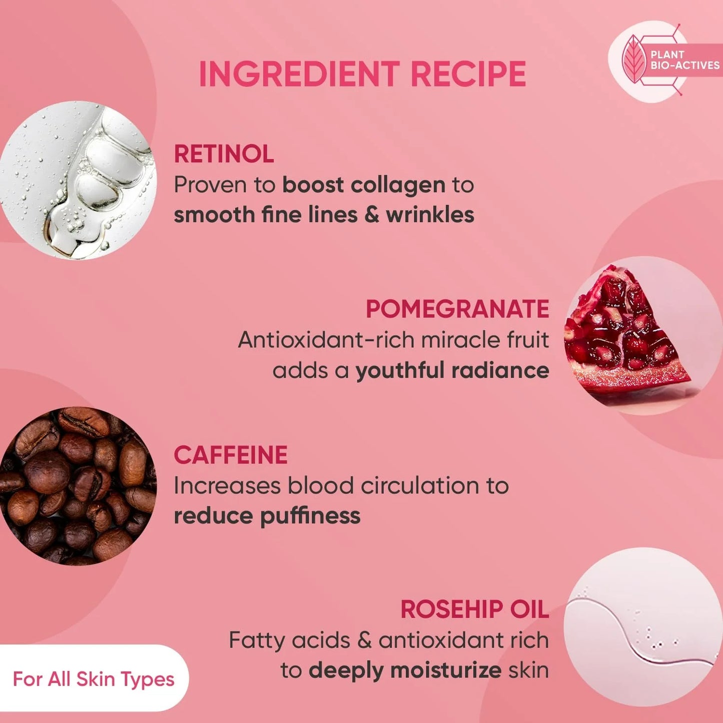 Dot & Key Pomegranate + Caffeine Retinol Eye Cream - 20 ml