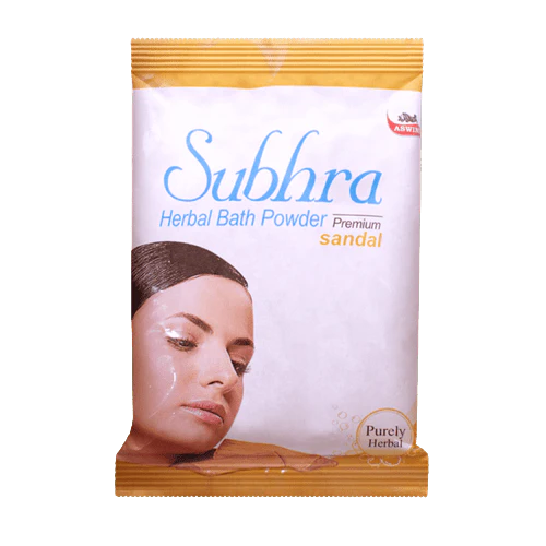 Aswini Subhra Sandal Herbal bath Powder - 200 gm