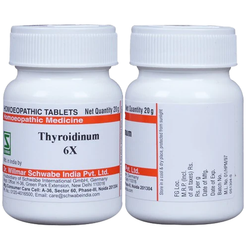 Dr. Willmar Schwabe India Thyroidinum Trituration Tablet -3X - 20 gm