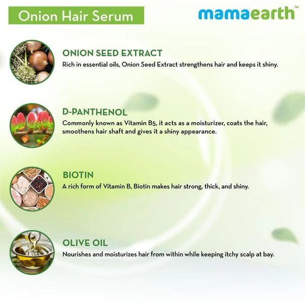 Mamaearth Onion Hair Serum & Onion Hair Oil