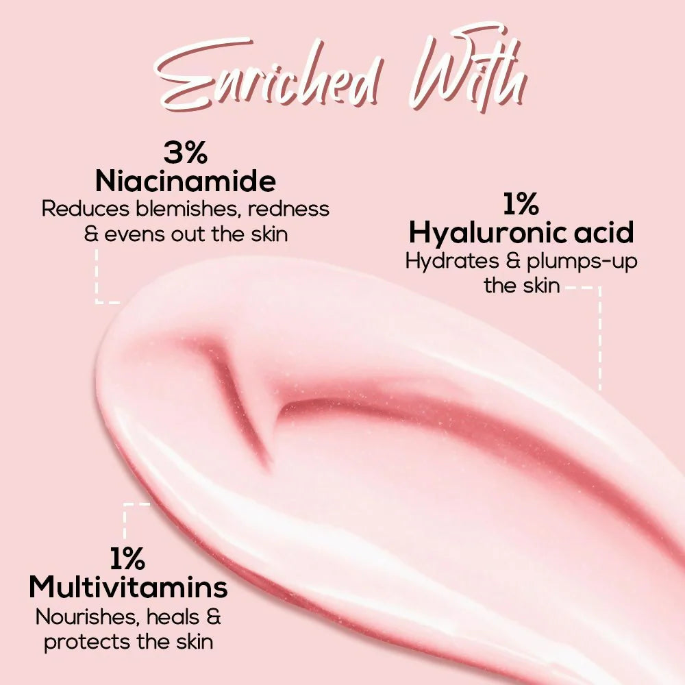 Renee Cosmetics Lumi Glow Highlighter Moisturizer 3D Glow 3% Niacinamide 1% Hyaluronic - 50 gm