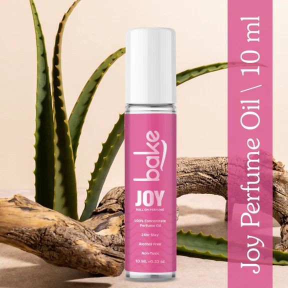 Bake Joy 100% Concentrated Perfume Oil Roll on Fragrance For Men & Women - Peony - 10 ml
