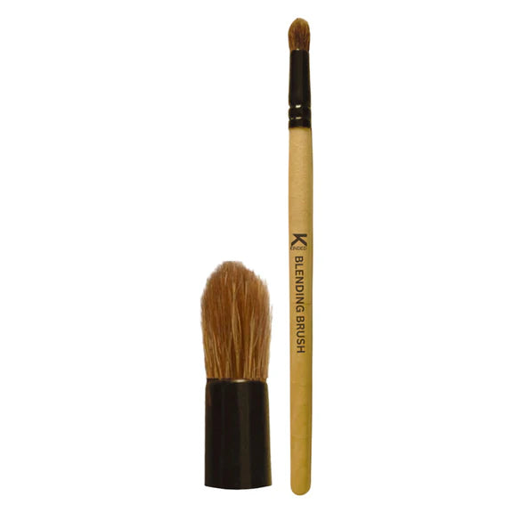 KINDED Professional Natural Wooden Handle Bullet Blending Makeup Brush - 20 gm