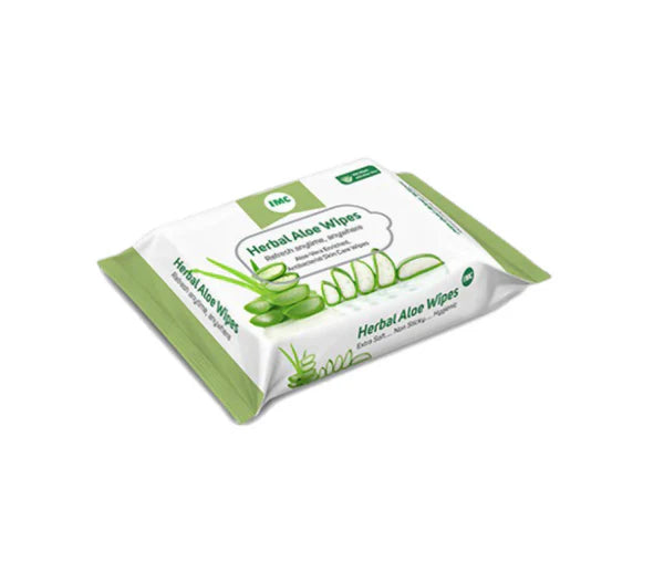 IMC Herbal Aloe Wipes - 20 pcs