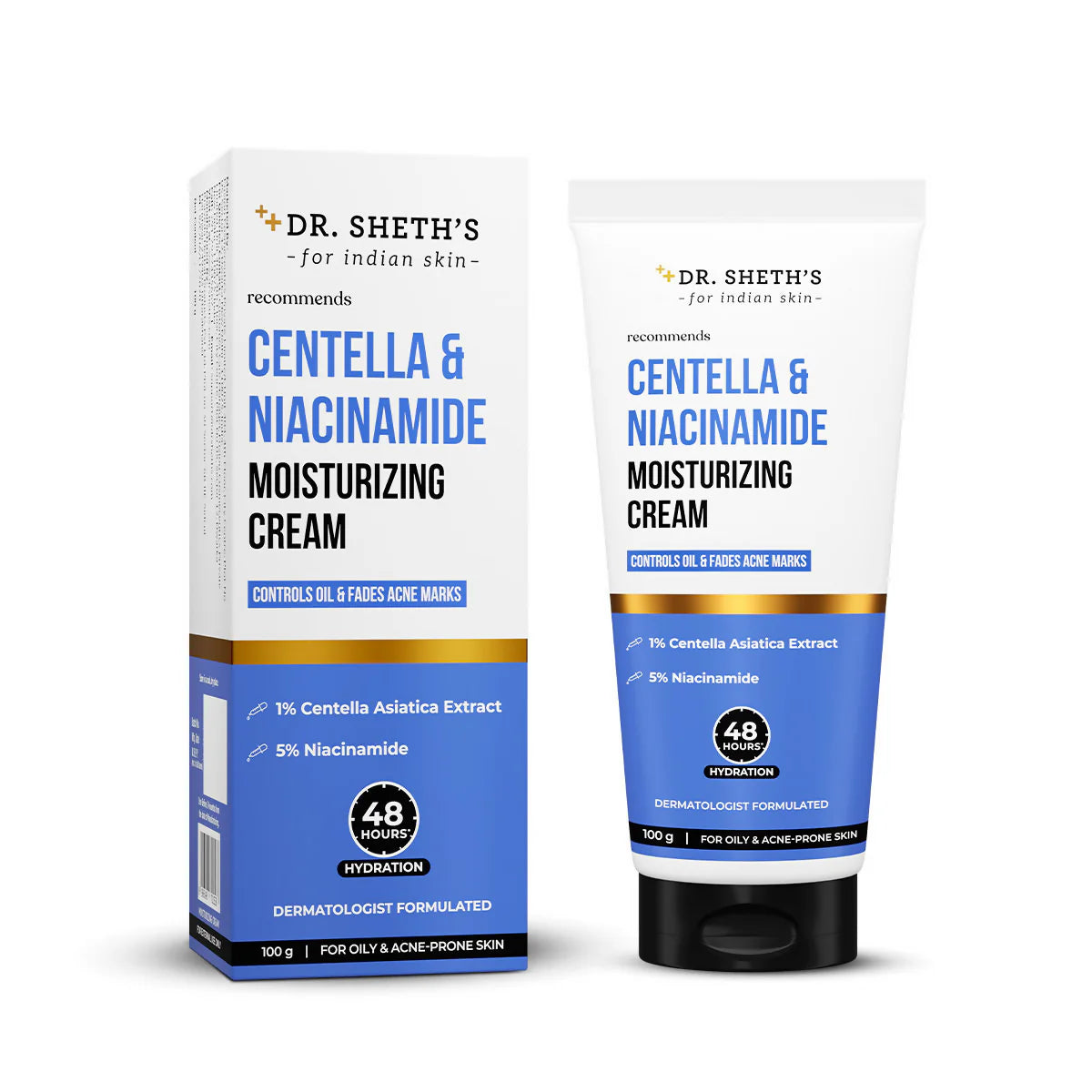 Dr. Sheth's Centella & Niacinamide Moisturizing Cream