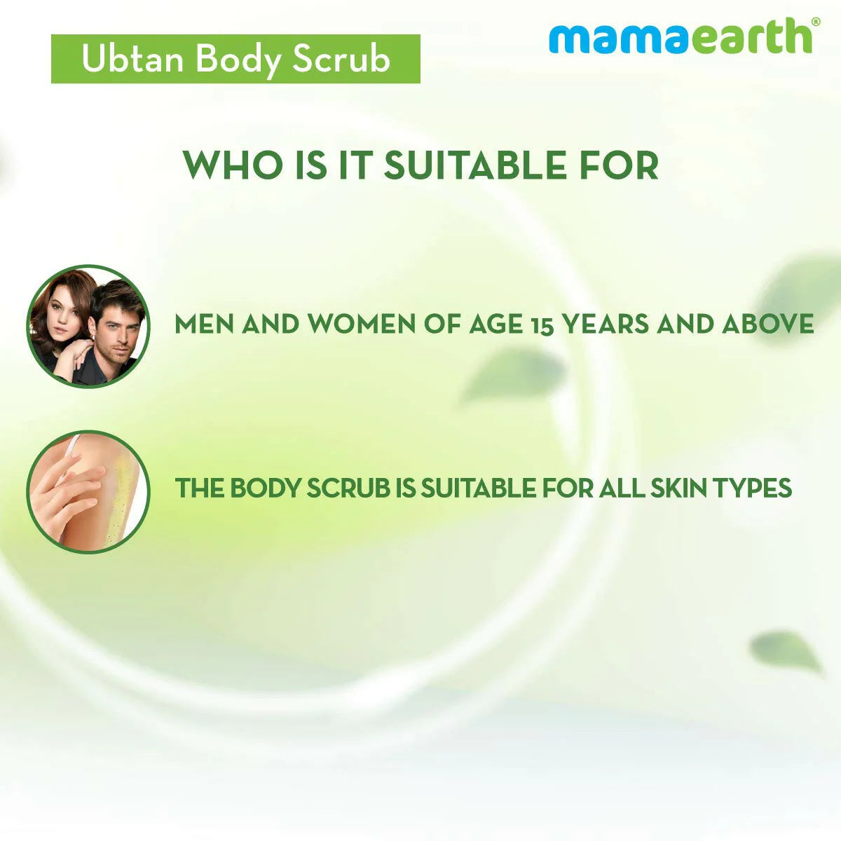 Mamaearth Ubtan Face Mask & Body Scrub with Turmeric & Saffron Combo For Tan Removal -combo