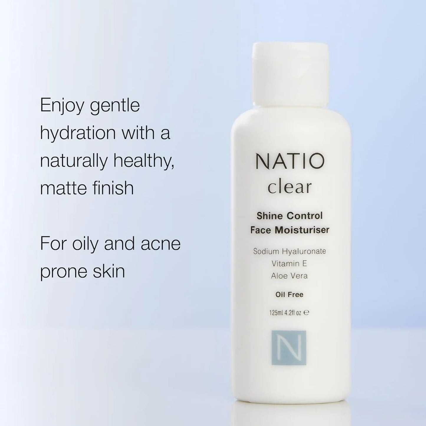 Natio Clear Shine Control Face Moisturiser - 125 ml