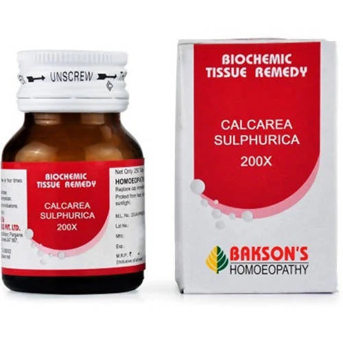 Bakson's Homeopathy Calcarea Sulphurica Biochemic Tablets -3X