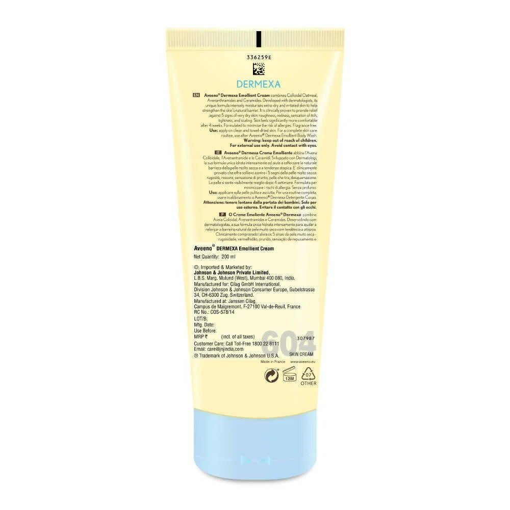 Aveeno Dermexa Daily Emollient Cream - 200 ml