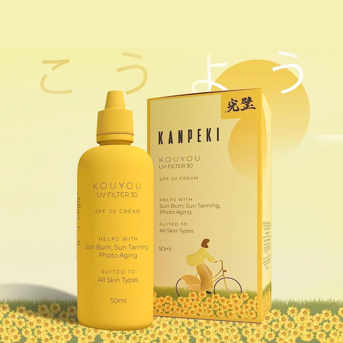 Kanpeki Kouyou UVF Filter Sunscreen SPF 30 - 50 ml