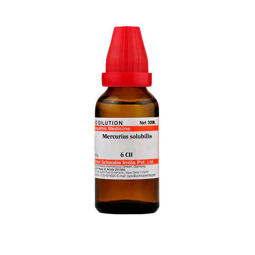 Dr. Willmar Schwabe India Mercurius Solubilis Dilution -6 CH -