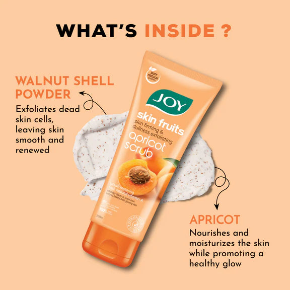Joy Apricot & Walnut Face & Body Scrub - 200 gm