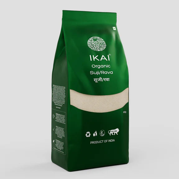 IKAI Organic Suji/Rava - 450 gm