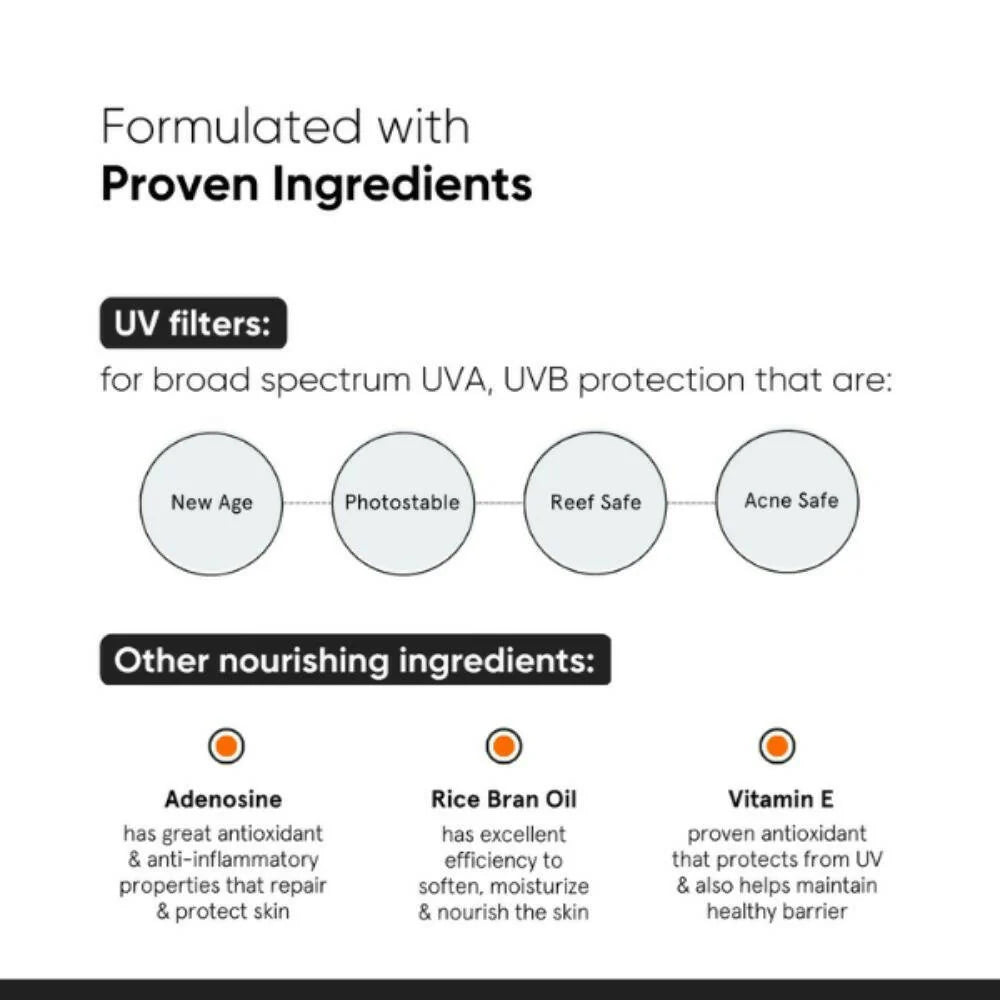 Minimalist SPF 50 Sunscreen Stick PA++++ With Adenosine, Rice Bran Oil & Vitamin E