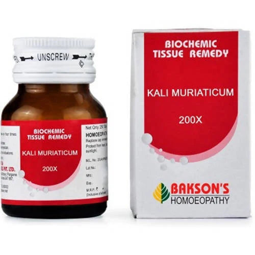 Bakson's Homeopathy Kali Muriaticum Biochemic Tablets -3X