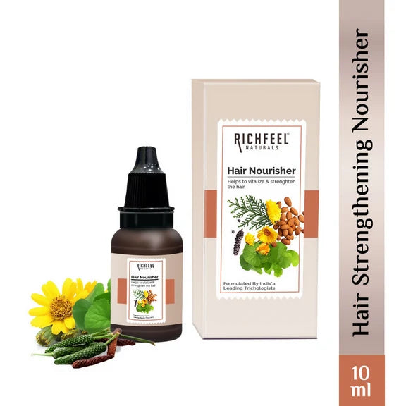 Richfeel Hair Nourisher Oil - Hair Fall Control & Growth Treatment - 10 ml