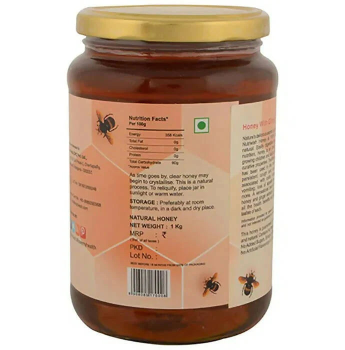 Nutriwish 100% Pure Organic Honey Ginger