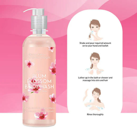 Blossom Kochhar Aroma Magic 3In1 Plum Blossom Bodywash - 220 ml