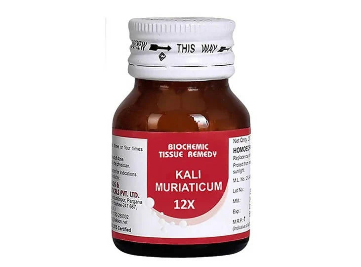Bakson's Homeopathy Kali Muriaticum Biochemic Tablets -3X