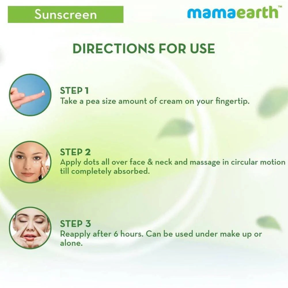 Mamaearth Ultra Light Indian Sunscreen For Sun Protection