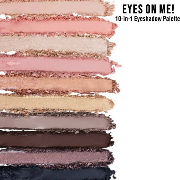 Nykaa Eyes On Me! 10-in-1 Eyeshadow Palette - Smokey at 8 - 12 gm