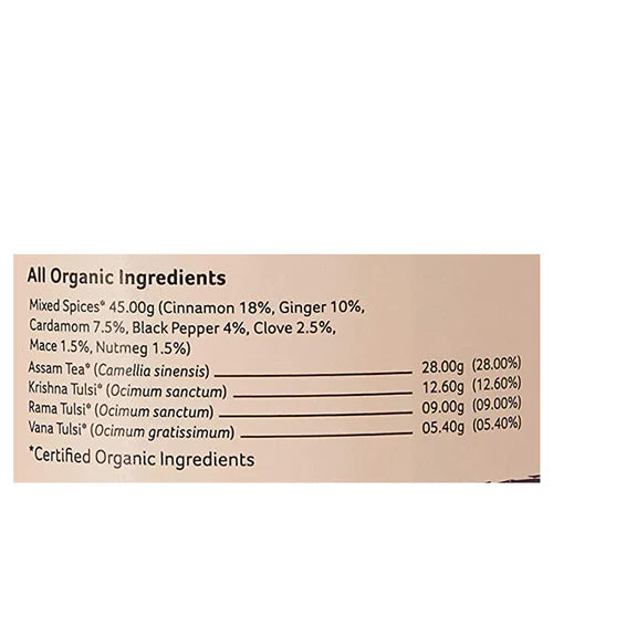 Organic India Tulsi Masala Chai - 100 gm