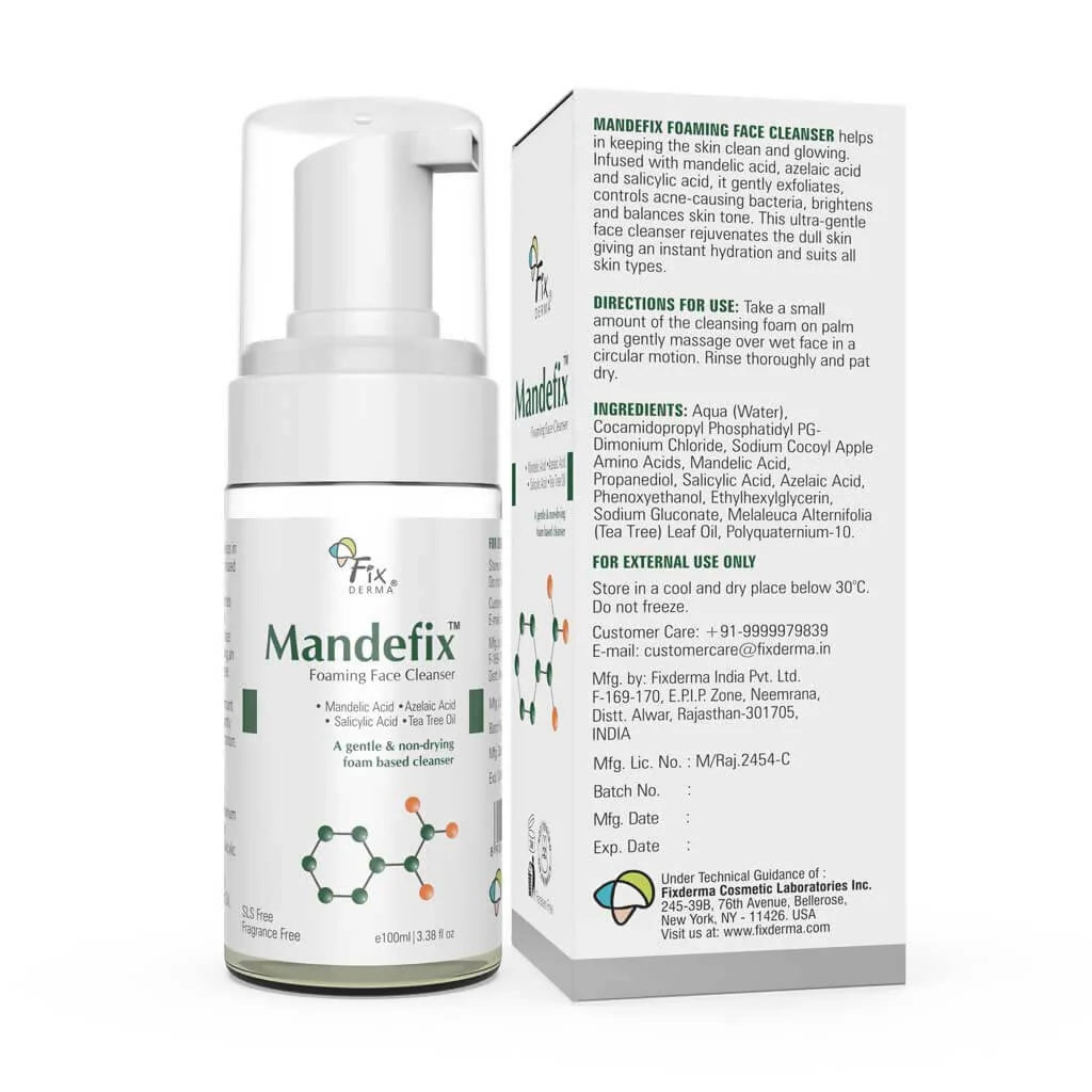 Fixderma Mandefix Foaming Face Cleanser