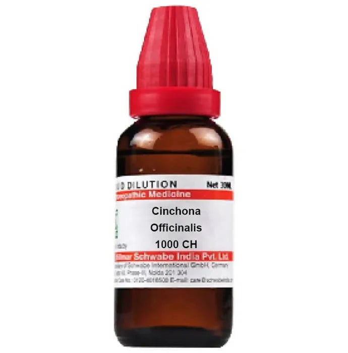 Dr. Willmar Schwabe India Cinchona Officinalis (China) Dilution -30 ml - 6 CH