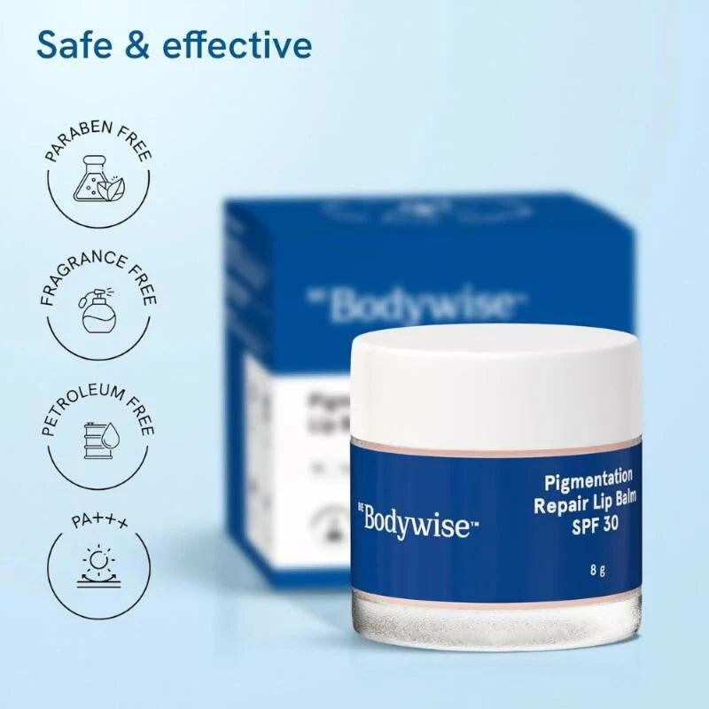 BeBodywise Lip Pigmentation Repair Balm With SPF 30 - Watermelon Flavor - Plumps And Hydrates Lips