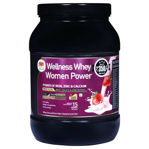 Guru Prasadam Wellness Whey Women Power Protein - 500 gm
