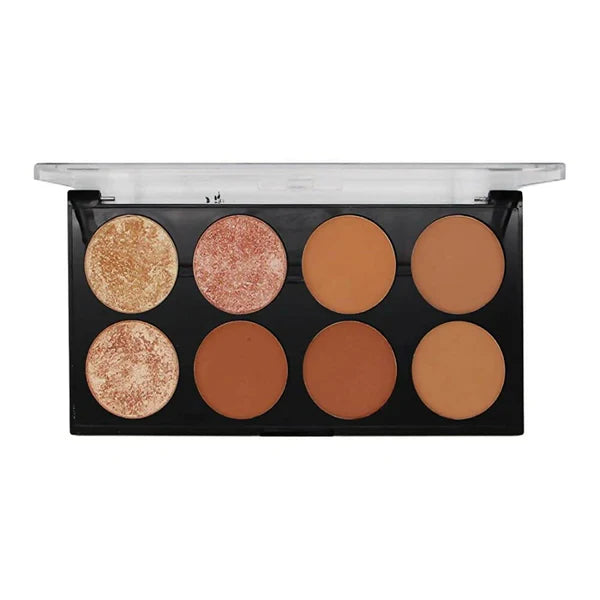 Fashion Colour Pro HD Contour & Highlighter Palette-Shade 01 - Shade 01