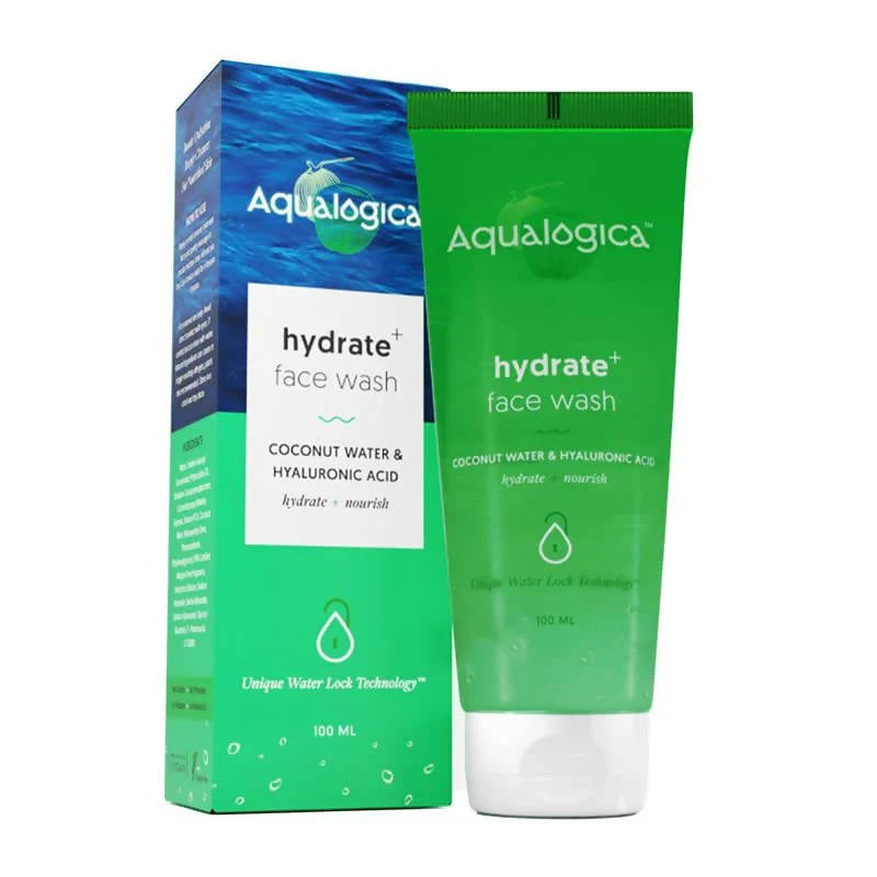 Aqualogica Hydrate+ Smoothie Face Wash with Coconut Water & Hyaluronic Acid - 100 ml