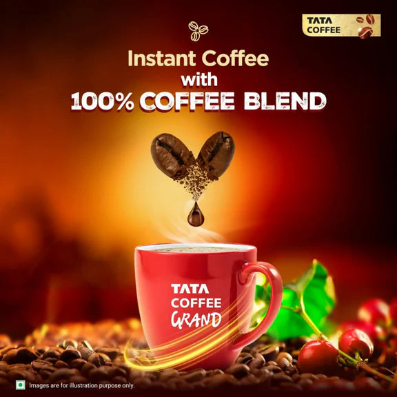 Tata Coffee Grand Premium Instant Coffee Powder - 100 gm