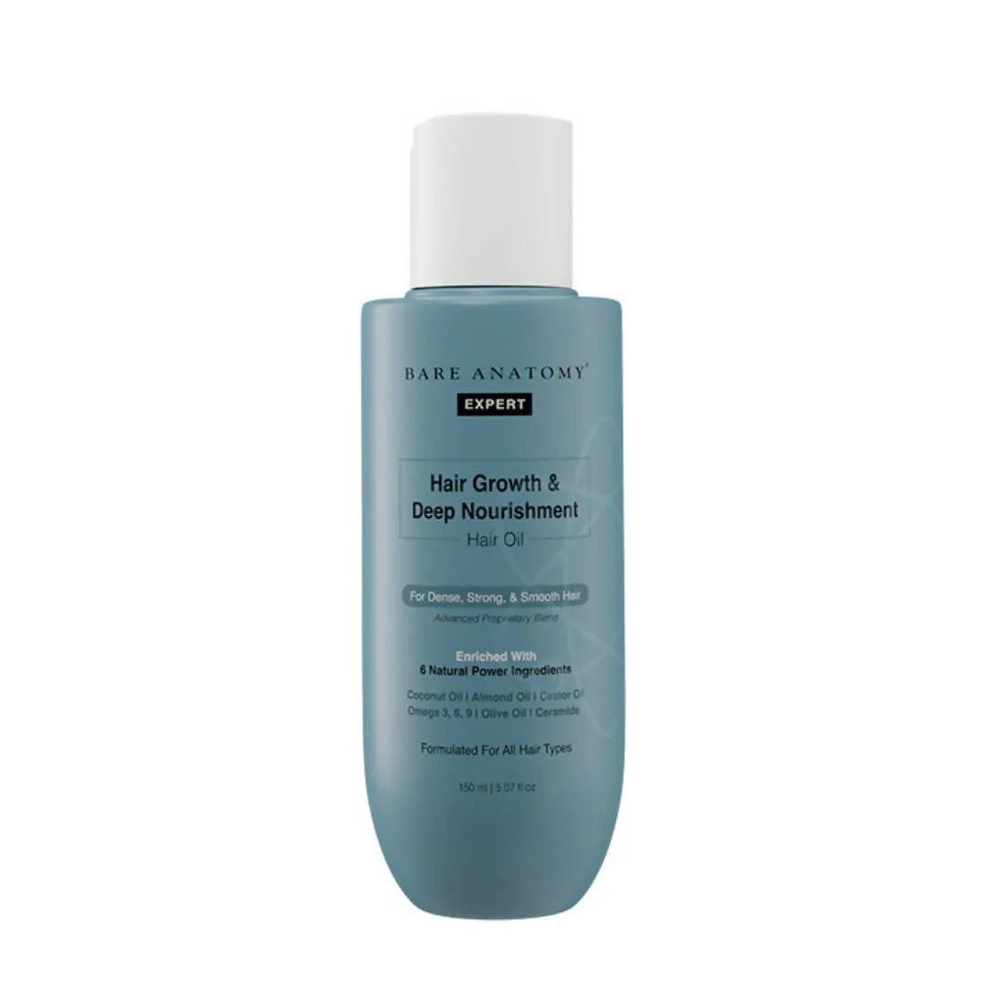Bare Anatomy Expert Hair Growth & Deep Nourishment Hair Oil, Provides Dense, Strong & Smooth Hair