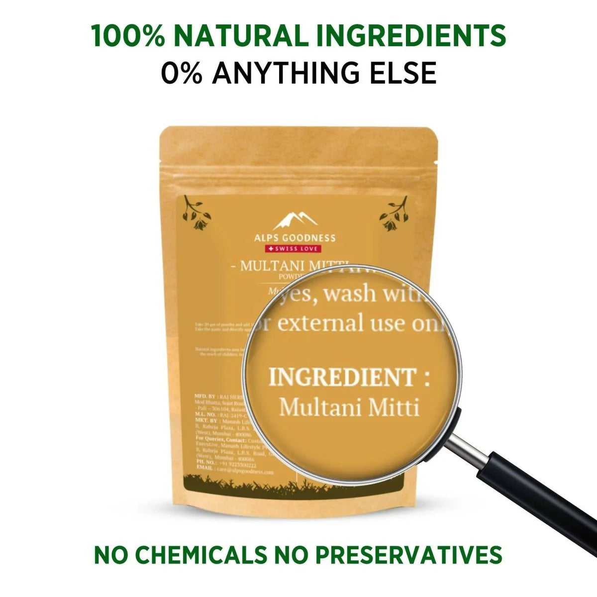 Alps Goodness Multani Mitti Powder -