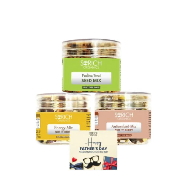 Sorich Organics Energy Mix, Antioxidant Mix & Pudina Seeds Mix - combo