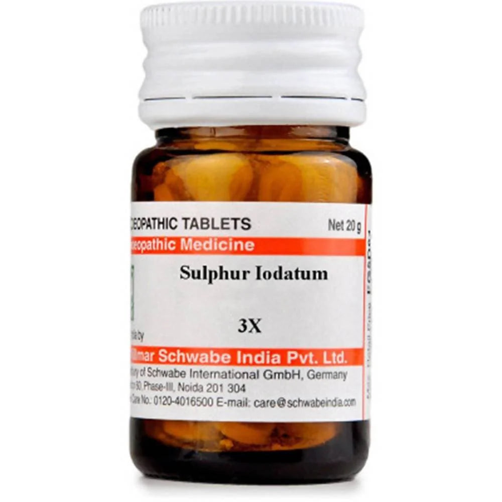 Dr. Willmar Schwabe India Sulphur Iodatum Trituration Tablets