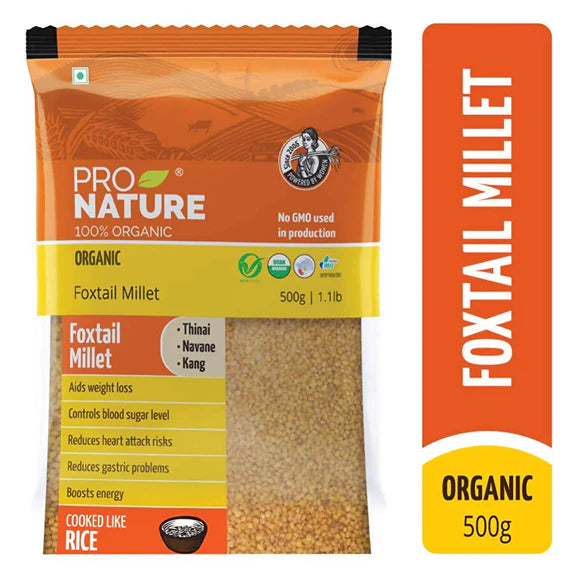 Pro Nature Organic Foxtail Millet - 500 gm