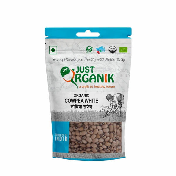 Just Organik Cowpea White (Lobia Safed) - 500 gm