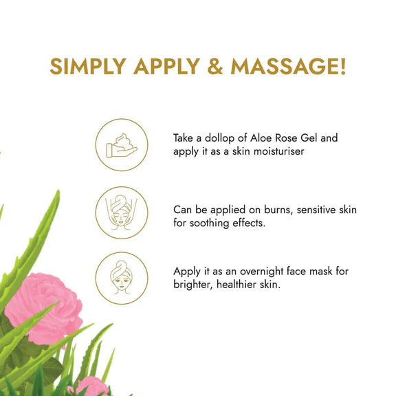 Kapiva Ayurveda Skin Rituals Aloe Rose Gel - 200 gm