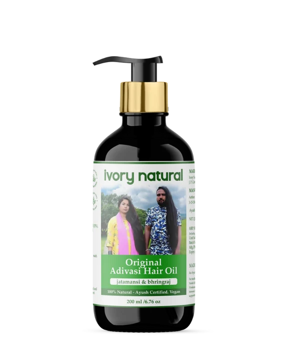 Ivory Natural Adivasi Hair Oil For Growth Of Hair, Hair Strengthening & Nourishment - 200 ml