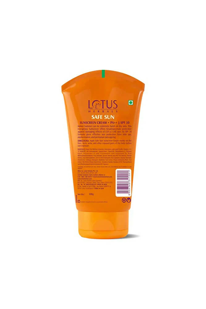 Lotus Herbals Safe Sun SPF 30 PA++ Sunscreen Cream