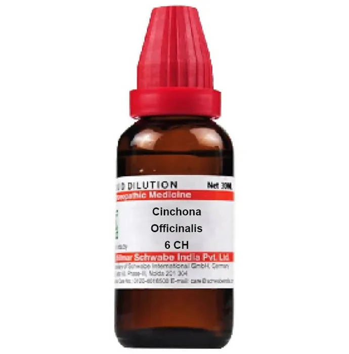 Dr. Willmar Schwabe India Cinchona Officinalis (China) Dilution -30 ml - 6 CH