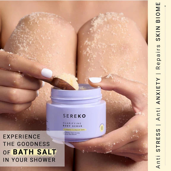 Sereko Clarifying Gentle Exfoliation Body Scrub - 100 gm
