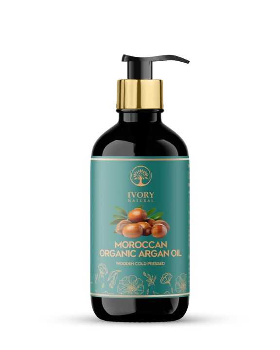 Ivory Natural Moroccan Organic Argan Oil Premium & Extra Virgin - 200 ml